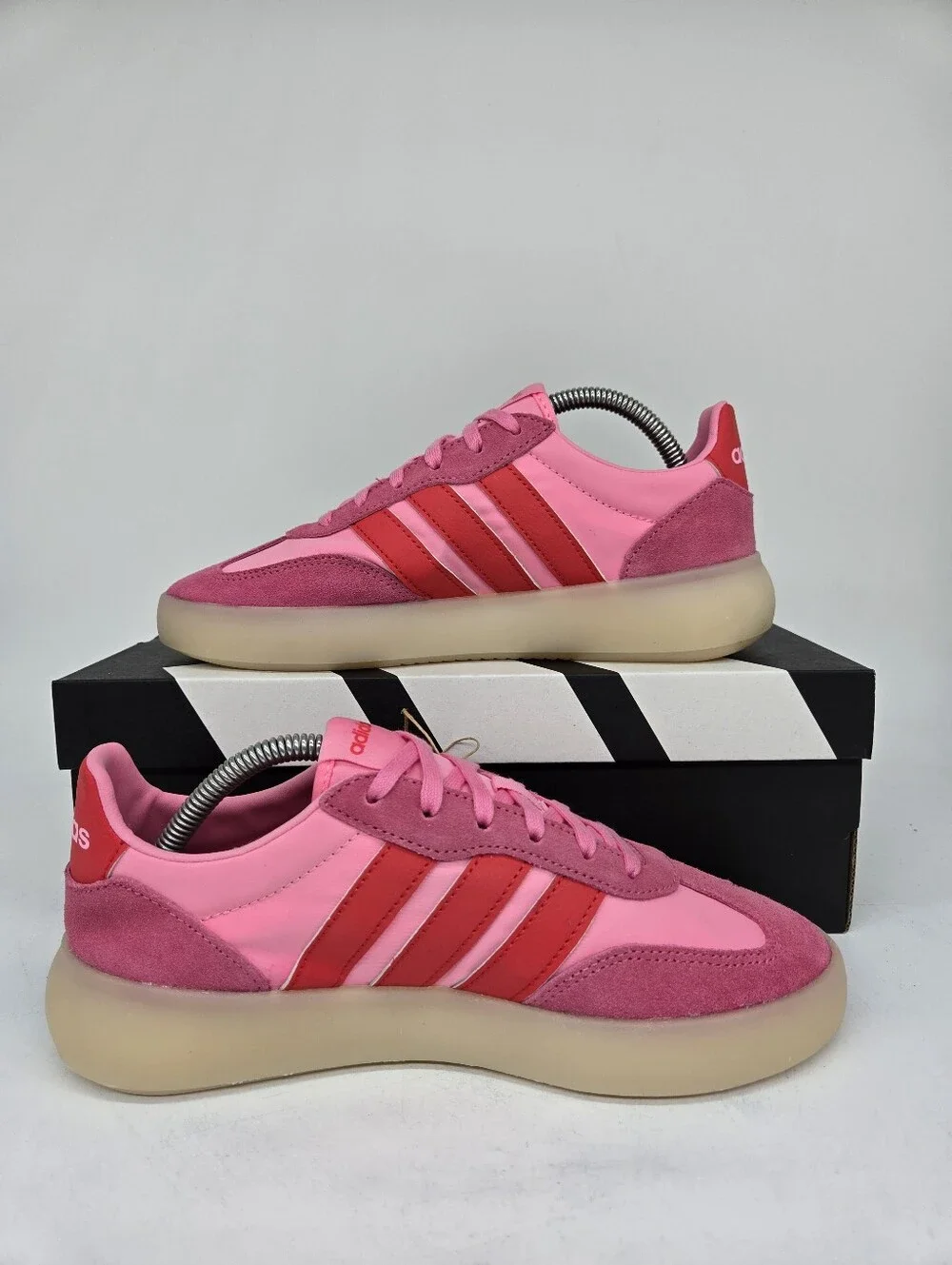 adidas Women's Barreda Decode JR1217 Bliss Pink Pure Ruby Shoes Size 7.5